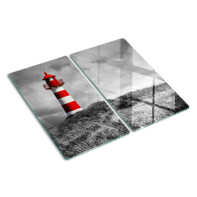 Tábua para cozinha Um farol na paisagem