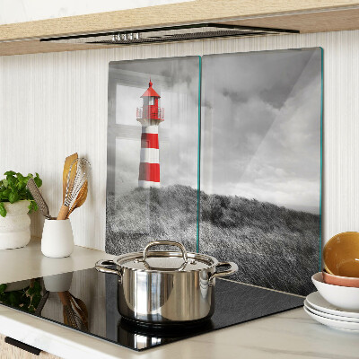 Tábua para cozinha Um farol na paisagem