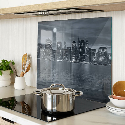 Tábua para corte Panorama da cidade noturna