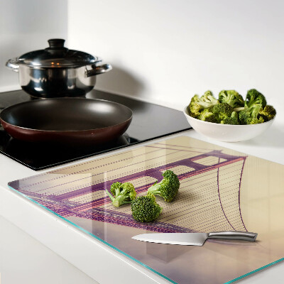 Tábua para corte Ponte Golden Gate vintage