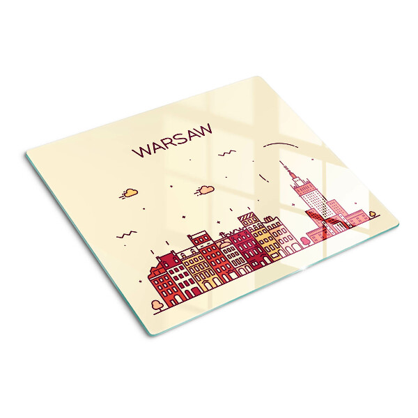 Tábua para corte Cortiços de Varsóvia e o Palácio da Cultura