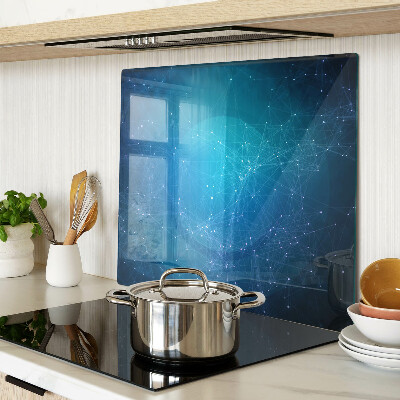 Tábua para corte Motivo geométrico de linhas e pontos