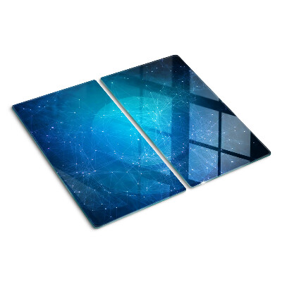 Tábua para corte Motivo geométrico de linhas e pontos