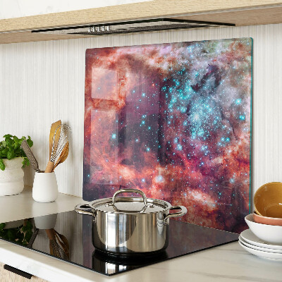 Tábua para cozinha Paisagem cósmica com estrelas