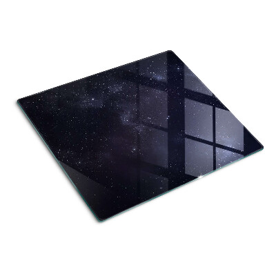 Tábua para corte Universo cósmico com estrelas