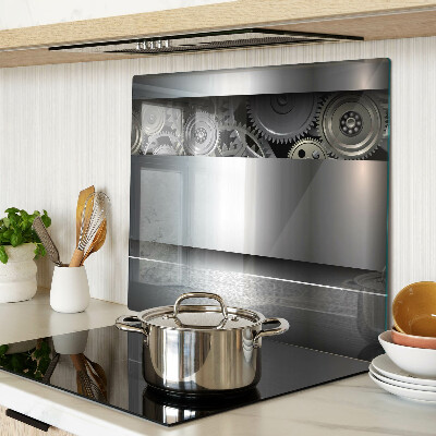Tábua para cozinha Engrenagens mecânicas e superfícies metálicas