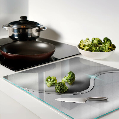 Tábua para corte Design moderno com uma onda