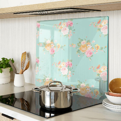 Tábua para cozinha Padrão floral em cores pastel