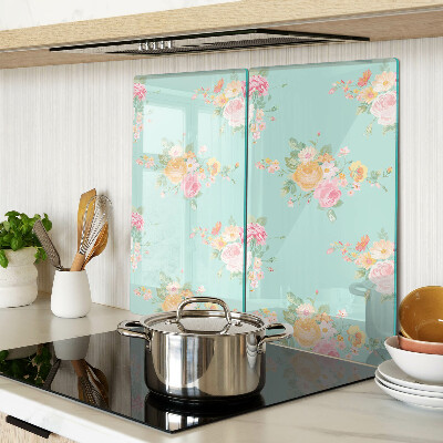 Tábua para cozinha Padrão floral em cores pastel