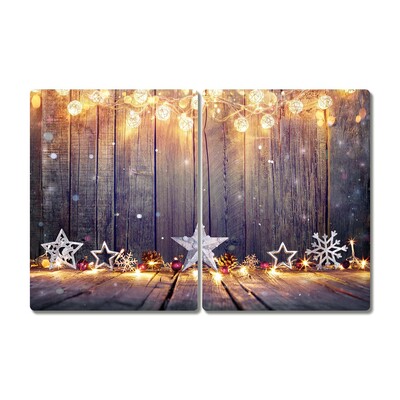 Tábua de corte Decorações de Luzes de Natal