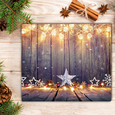 Tábua de corte Decorações de Luzes de Natal