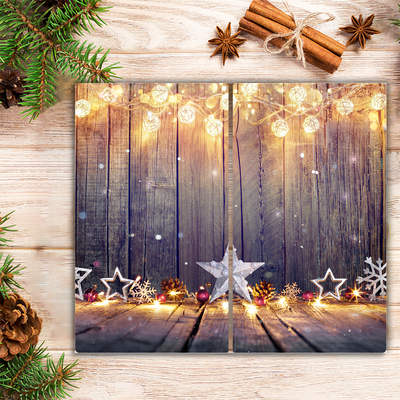 Tábua de corte Decorações de Luzes de Natal