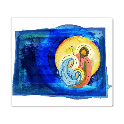 Tábua cozinha Natal Abstração Família Inverno