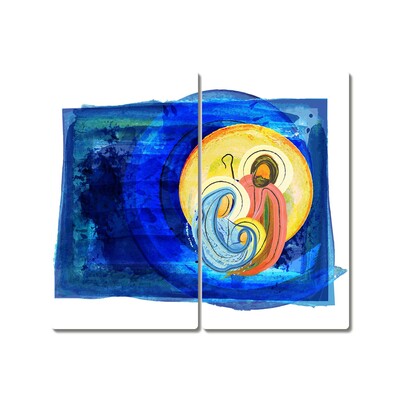 Tábua cozinha Natal Abstração Família Inverno