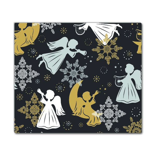 Tábua cozinha Flocos de neve anjos natal