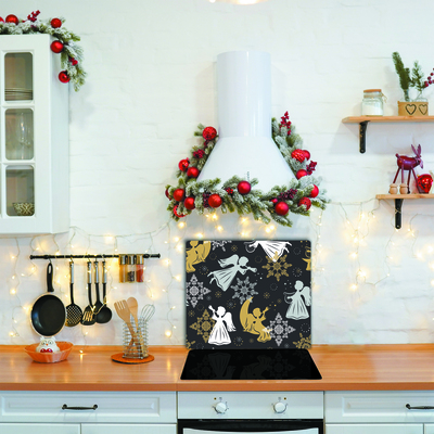 Tábua cozinha Flocos de neve anjos natal