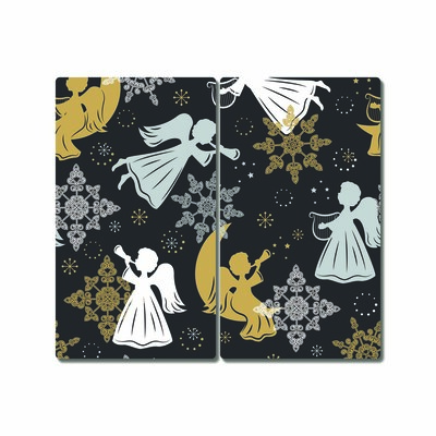 Tábua cozinha Flocos de neve anjos natal