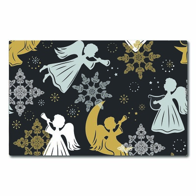 Tábua cozinha Flocos de neve anjos natal