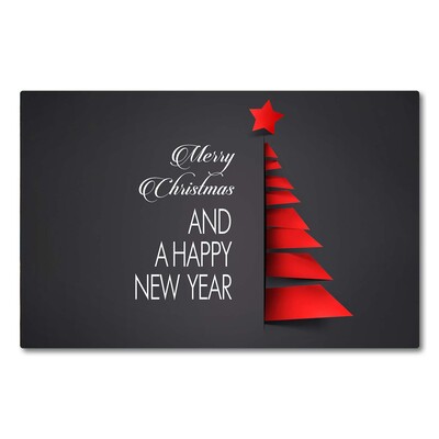 Tábua de corte Decoração abstrata para árvore de Natal