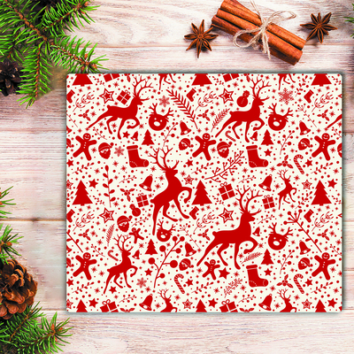 Tábua cozinha Decoração de Natal com Rena de Inverno