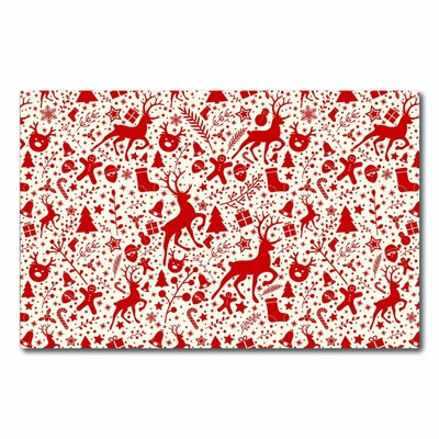 Tábua cozinha Decoração de Natal com Rena de Inverno