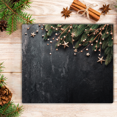 Tábua de corte Decorações para árvores de Natal Estrelas de Natal