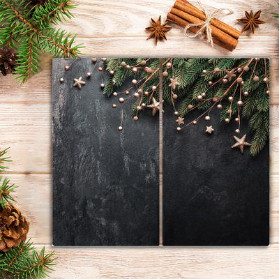 Tábua de corte Decorações para árvores de Natal Estrelas de Natal