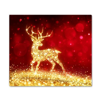 Tábua cozinha Decoração de Natal de rena dourada
