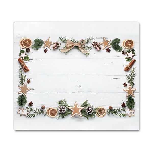 Tábua de corte Biscoito de gengibre para as férias de Natal