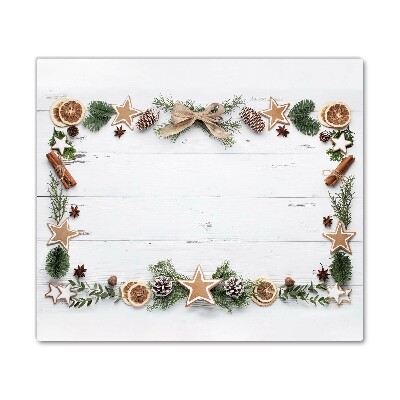 Tábua de corte Biscoito de gengibre para as férias de Natal