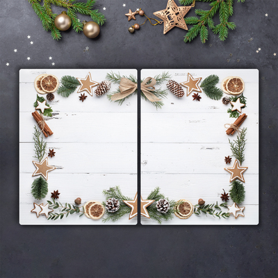 Tábua de corte Biscoito de gengibre para as férias de Natal