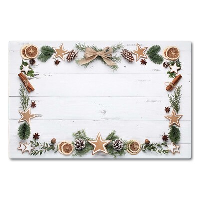 Tábua de corte Biscoito de gengibre para as férias de Natal