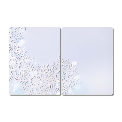 Tábua de corte Flocos de neve Neve de inverno