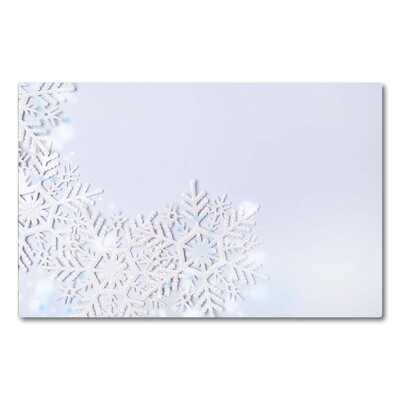 Tábua de corte Flocos de neve Neve de inverno