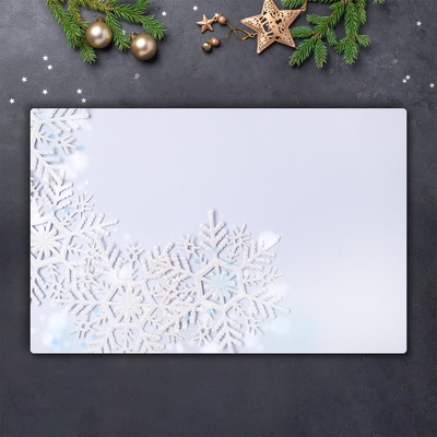 Tábua de corte Flocos de neve Neve de inverno