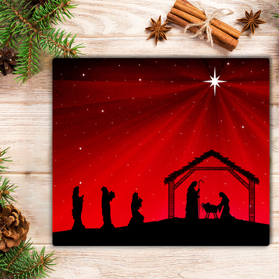 Tábua cozinha Férias de Natal com Estrelas