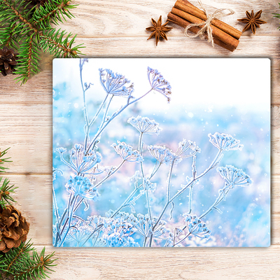 Tábua de corte Natal de neve de inverno