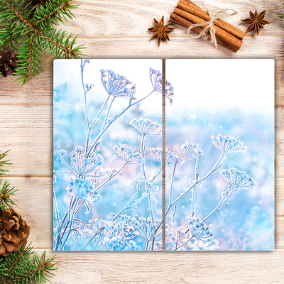 Tábua de corte Natal de neve de inverno