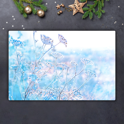 Tábua de corte Natal de neve de inverno