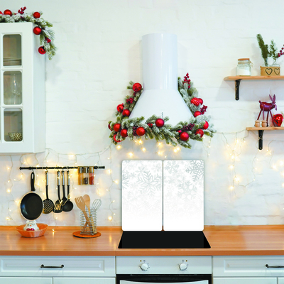 Tábua cozinha Flocos de neve de inverno