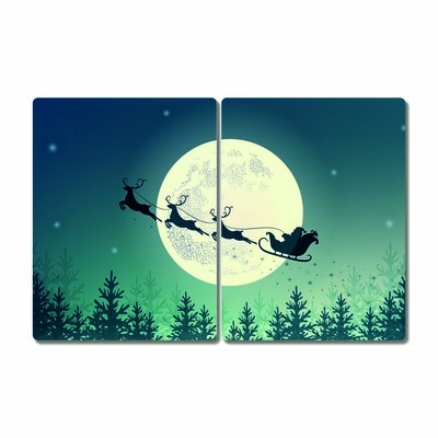 Tábua de corte Trenó do Papai Noel de Natal