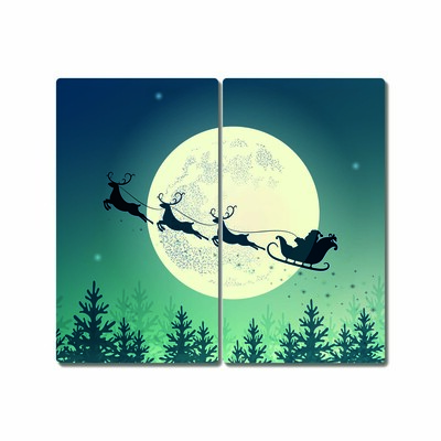 Tábua de corte Trenó do Papai Noel de Natal