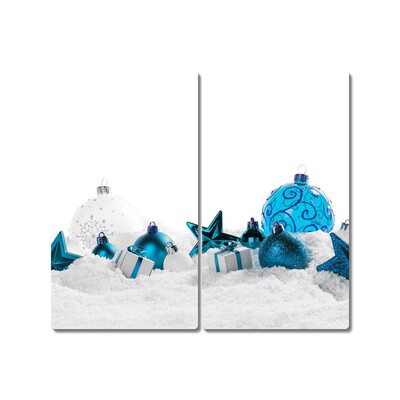 Tábua de corte Enfeites Decorações de Natal Neve