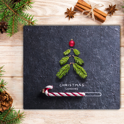 Tábua cozinha Árvore de Natal abstrata Inverno sagrado