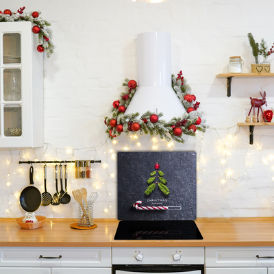 Tábua cozinha Árvore de Natal abstrata Inverno sagrado