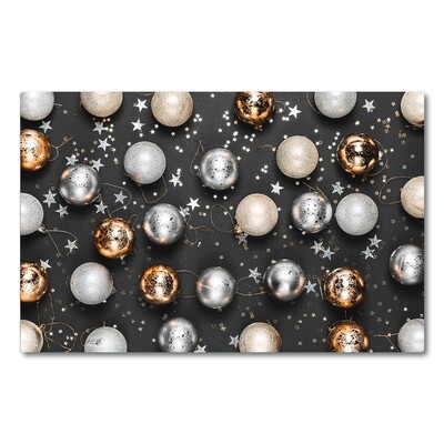 Tábua cozinha Decorações de bolas de Natal