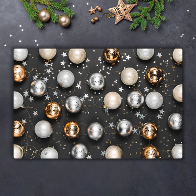 Tábua cozinha Decorações de bolas de Natal