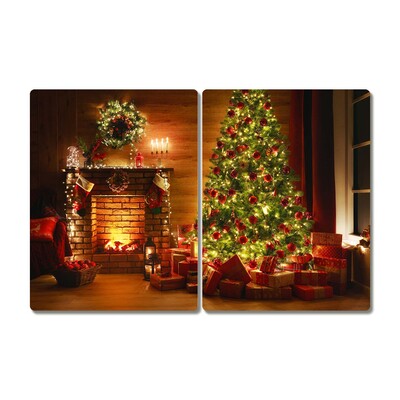 Tábua cozinha Árvore de Natal para lareira