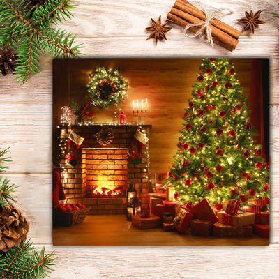 Tábua cozinha Árvore de Natal para lareira
