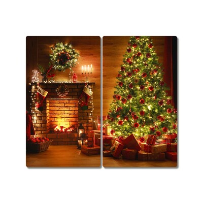 Tábua cozinha Árvore de Natal para lareira